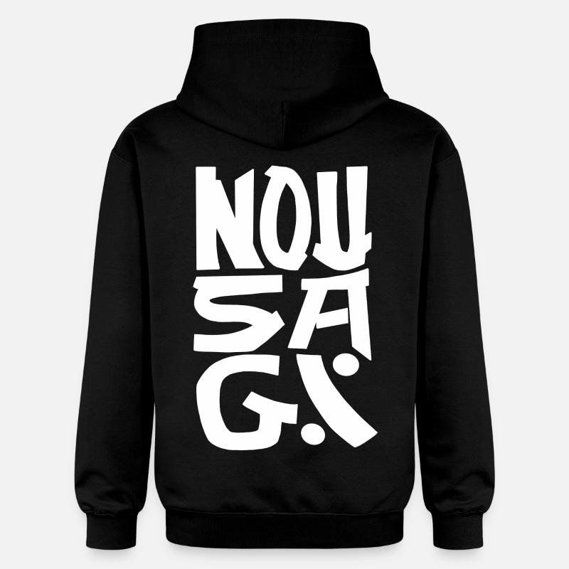 NousagiBrand - Sweat à capuche Softstyle® Gildan Unisexe - noir