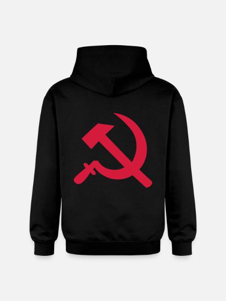 Hammer und Sichel - Gildan Unisex Softstyle® Midweight Hoodie - Schwarz
