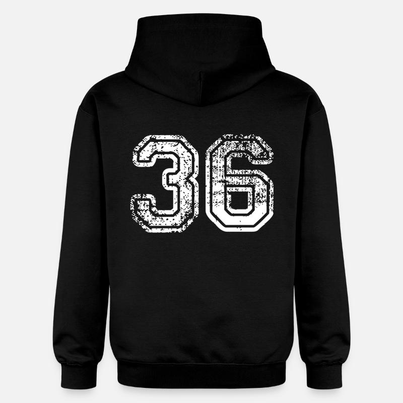 36 - Sweat à capuche Softstyle® Gildan Unisexe - noir