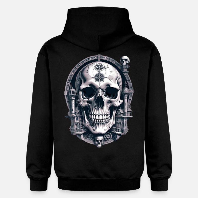 Crâne - Sweat à capuche Softstyle® Gildan Unisexe - noir