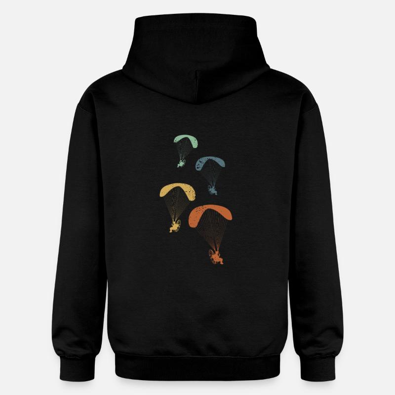 Paramotor Pilot Paramotoring - Gildan Unisex Softstyle® Midweight Hoodie - Schwarz