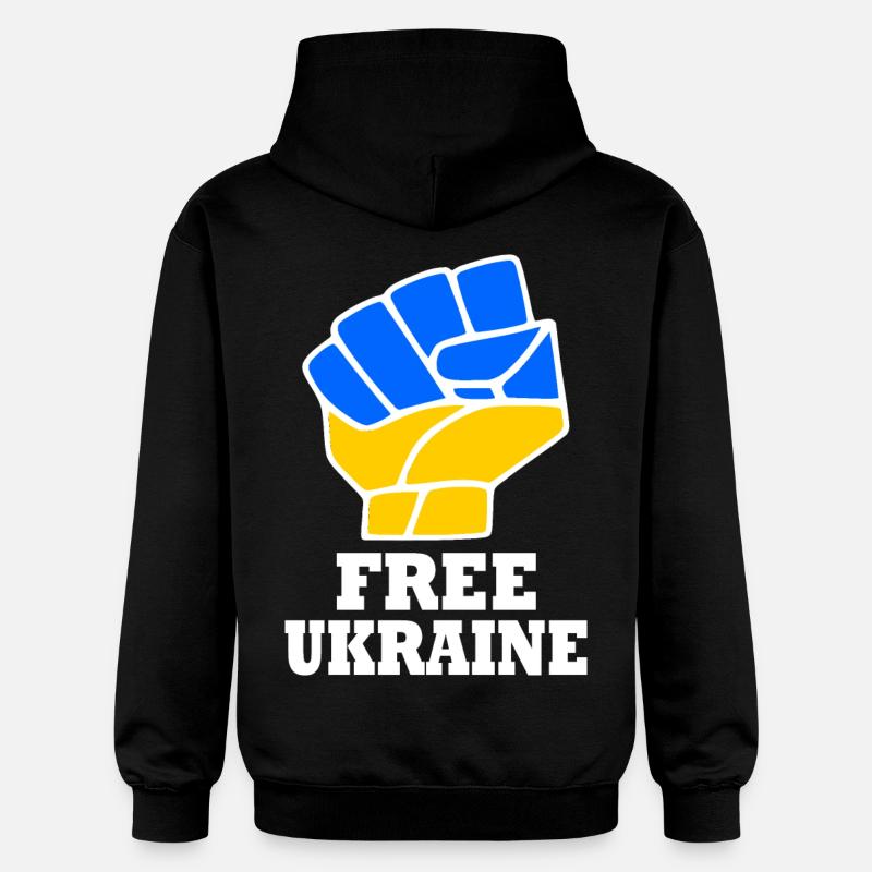 Free ukraine - Sweat à capuche Softstyle® Gildan Unisexe - noir