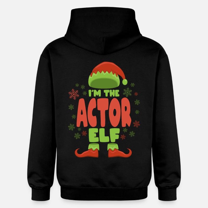 Acteur Elfe de Noël - Sweat à capuche Softstyle® Gildan Unisexe - noir