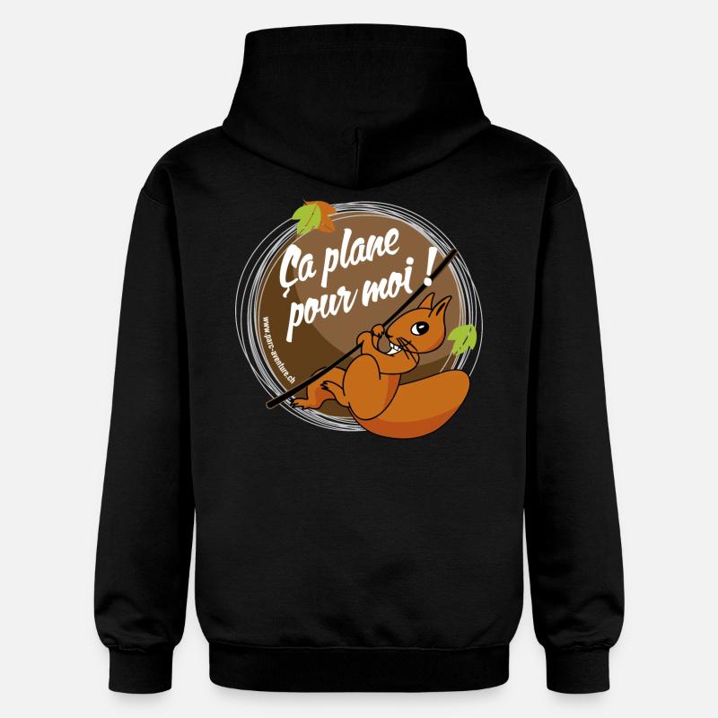 Ça plane pour moi! - Sweat à capuche Softstyle® Gildan Unisexe - noir