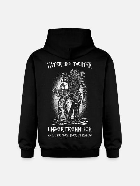 Vater & Tochter - Gildan Unisex Softstyle® Midweight Hoodie - Schwarz