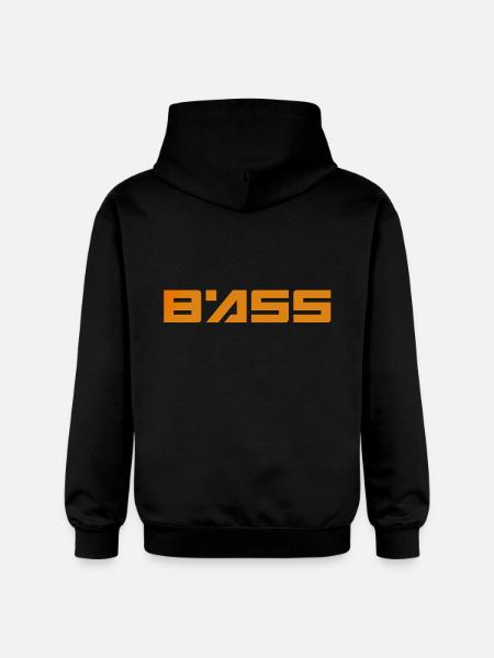bass3 - Gildan Unisex Softstyle® Midweight Hoodie - black