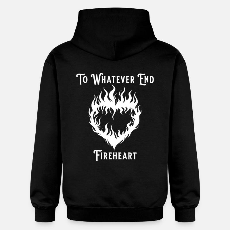 fireheart Design - Gildan Unisex Softstyle® Midweight Hoodie - Schwarz