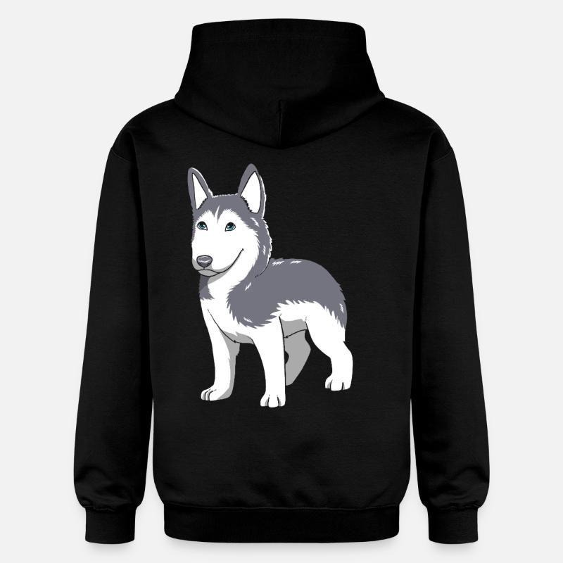 Rauque - Sweat à capuche Softstyle® Gildan Unisexe - noir