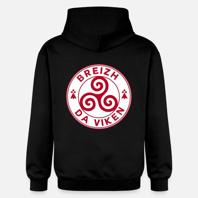 Breizh da viken 3 - Sweat à capuche Softstyle® Gildan Unisexe - noir