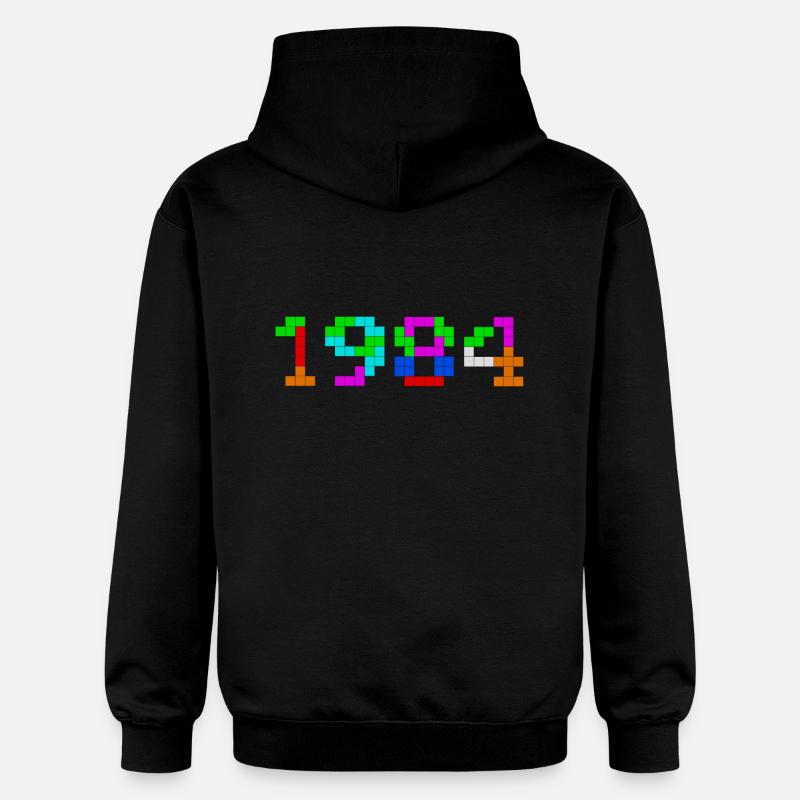 1984 - Sweat à capuche Softstyle® Gildan Unisexe - noir