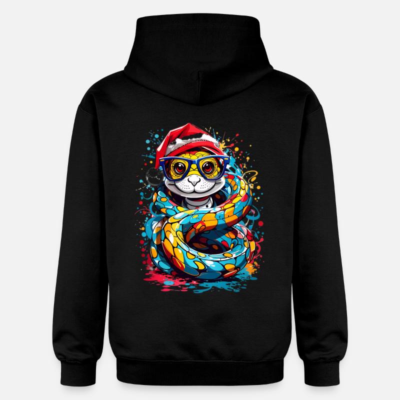 Serpent - Sweat à capuche Softstyle® Gildan Unisexe - noir