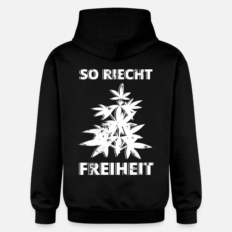 Liberté du cannabis - Sweat à capuche Softstyle® Gildan Unisexe - noir