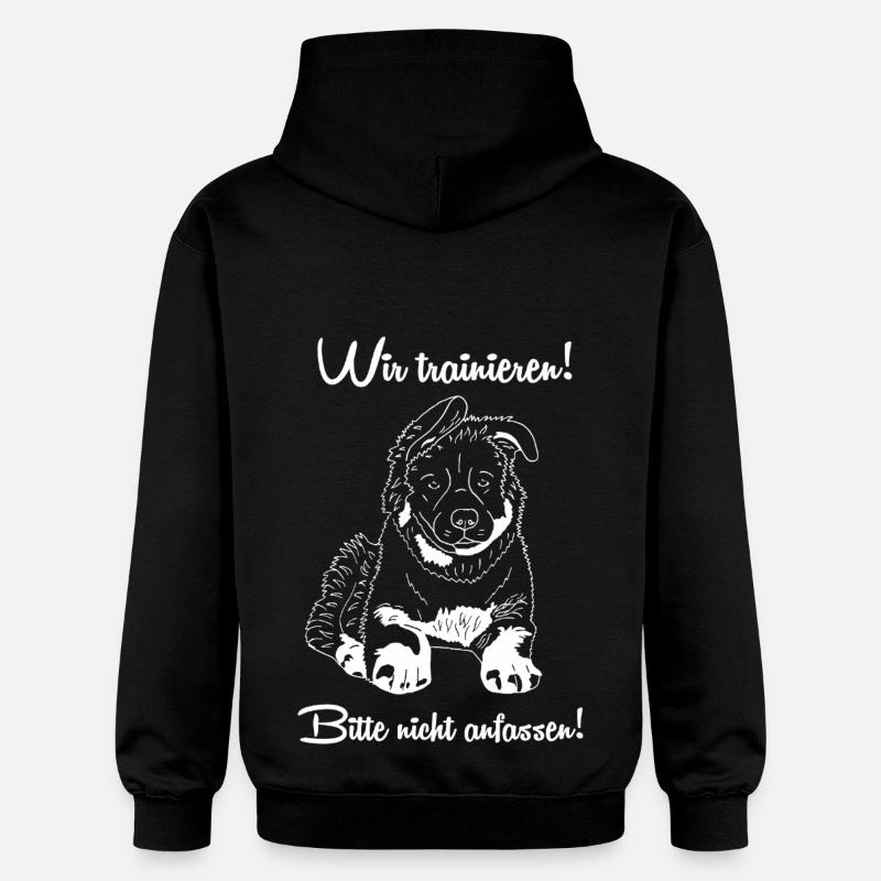 Altdeutscher Schäferhund - Gildan Unisex Softstyle® Midweight Hoodie - Schwarz