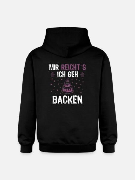 Backen Torte Cupcake - Gildan Unisex Softstyle® Midweight Hoodie - Schwarz