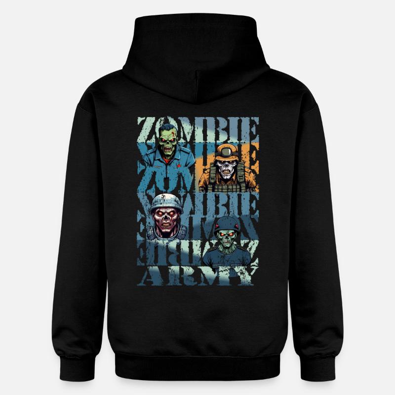 Armée de zombies - Sweat à capuche Softstyle® Gildan Unisexe - noir
