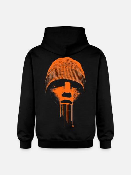 Beanie Rebel - Gildan Unisex Softstyle® Midweight Hoodie - black