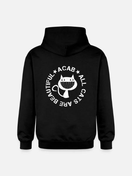 All Cats Are Beautiful - Gildan Unisex Softstyle® Midweight Hoodie - black