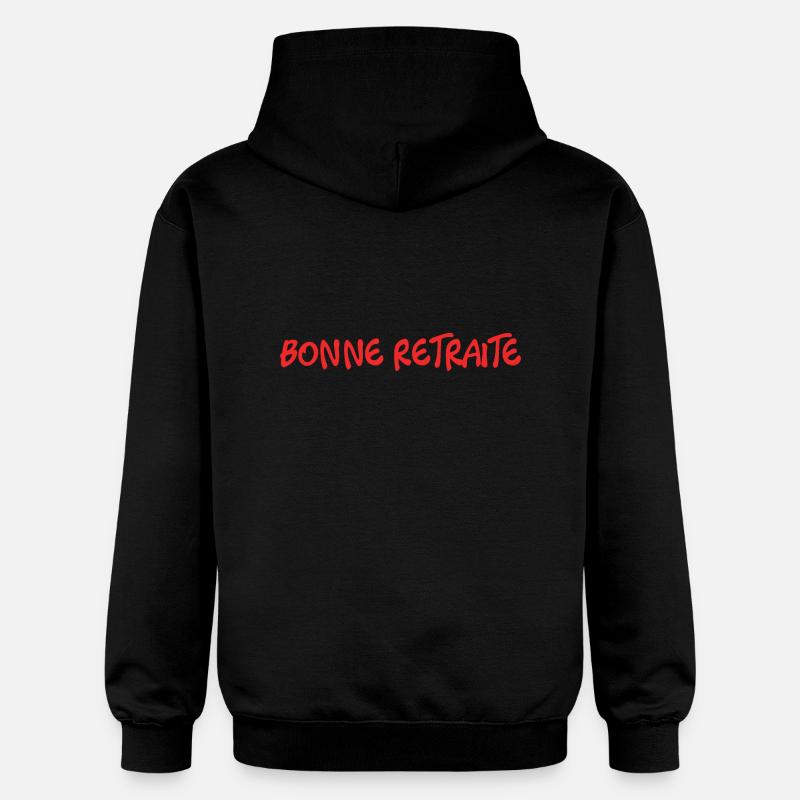 RETRAITE. RETRAITE. RETRAITEE. RETRAITE - Sweat à capuche Softstyle® Gildan Unisexe - noir