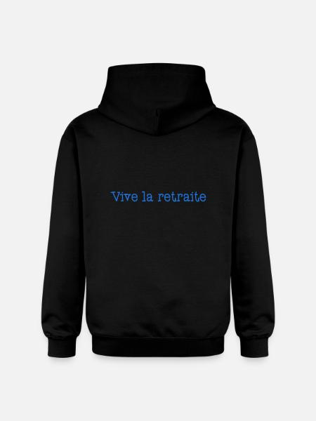 RETRAITE. RETRAITE. RETRAITEE. RETRAITE - Sweat à capuche Softstyle® Gildan Unisexe - noir