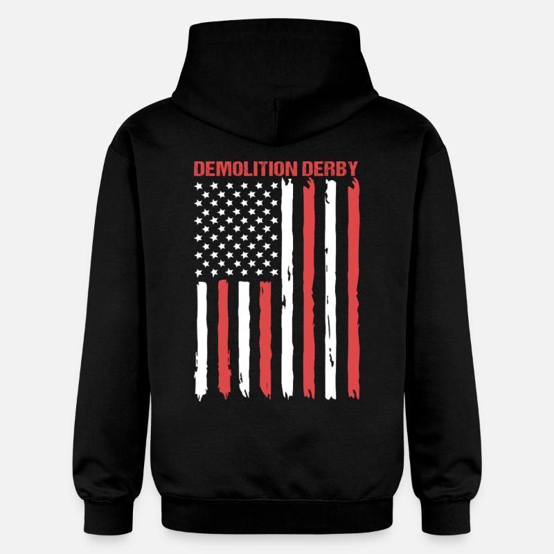 Démolition du derby - Sweat à capuche Softstyle® Gildan Unisexe - noir
