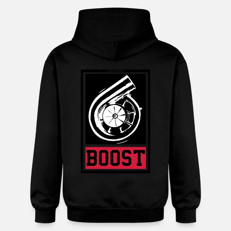 BOOST - Gildan Unisex Softstyle® Midweight Hoodie - Schwarz