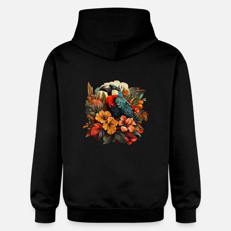 Tropical - Sweat à capuche Softstyle® Gildan Unisexe - noir