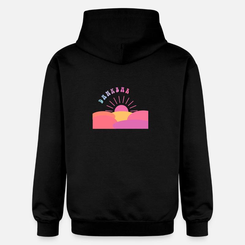 Dankbarkeit ist heilend - Geschenkidee - Geschenk - Gildan Unisex Softstyle® Midweight Hoodie - Schwarz