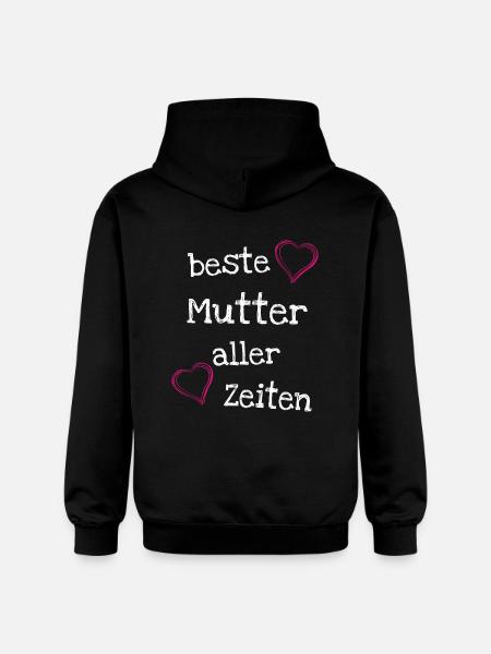 Beste Mutter aller Zeiten - Gildan Unisex Softstyle® Midweight Hoodie - Schwarz