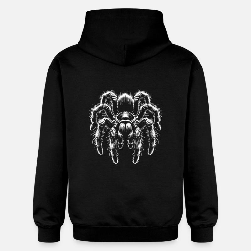 Grande tarentule poilue Tarentule - Sweat à capuche Softstyle® Gildan Unisexe - noir