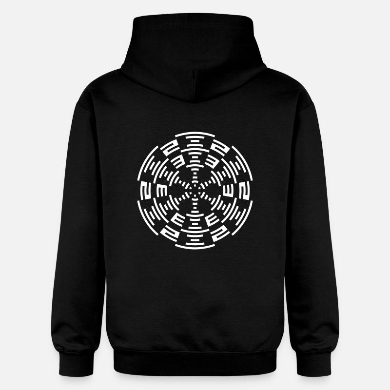 Spirale Tekno 23 - Gildan Unisex Softstyle® Midweight Hoodie - Schwarz