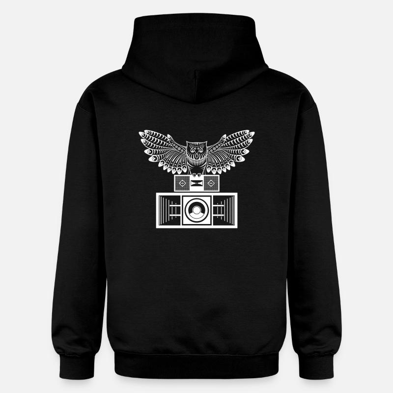 Owl system tekno 23 - Gildan Unisex Softstyle® Midweight Hoodie - black