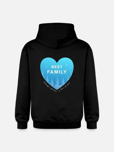 Best Family - Gildan Unisex Softstyle® Midweight Hoodie - black
