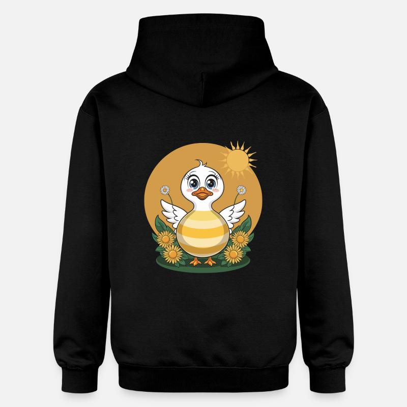 Canard mignon - Sweat à capuche Softstyle® Gildan Unisexe - noir