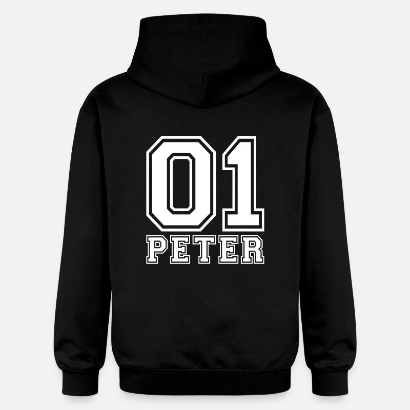 Peter - Nom - Sweat à capuche Softstyle® Gildan Unisexe - noir