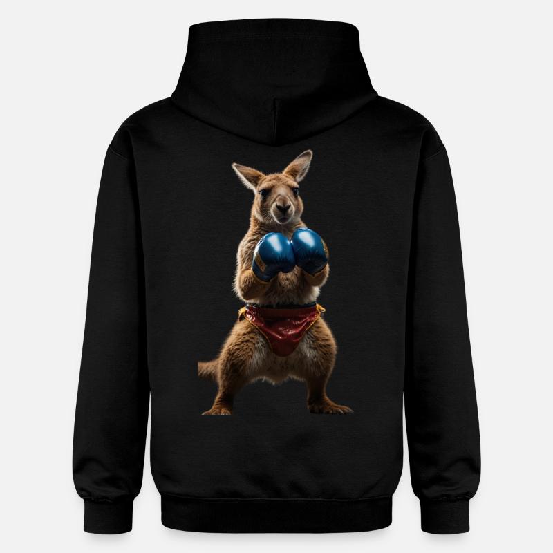 Kangourou de boxe - Sweat à capuche Softstyle® Gildan Unisexe - noir