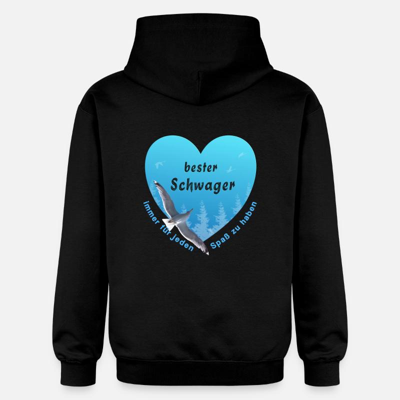 meilleur beau-frère - Sweat à capuche Softstyle® Gildan Unisexe - noir