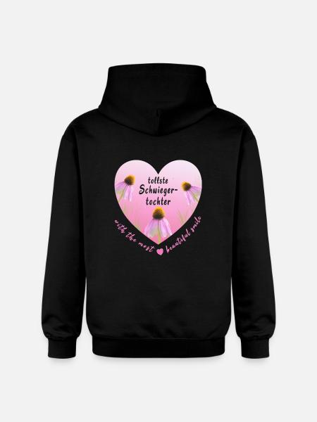 Grootste schoondochter - Gildan uniseks Softstyle® Midweight hoodie - zwart