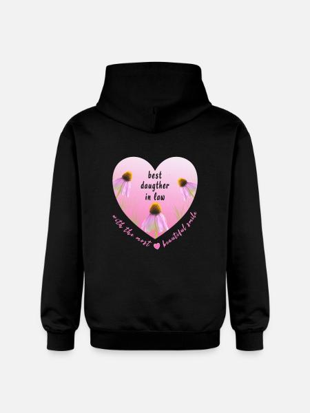 Best Daugther in Law - Gildan Unisex Softstyle® Midweight Hoodie - black