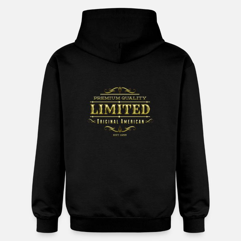 Or limité - Sweat à capuche Softstyle® Gildan Unisexe - noir