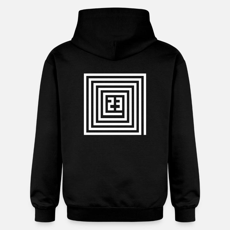 spirale tekno 23 - Sweat à capuche Softstyle® Gildan Unisexe - noir