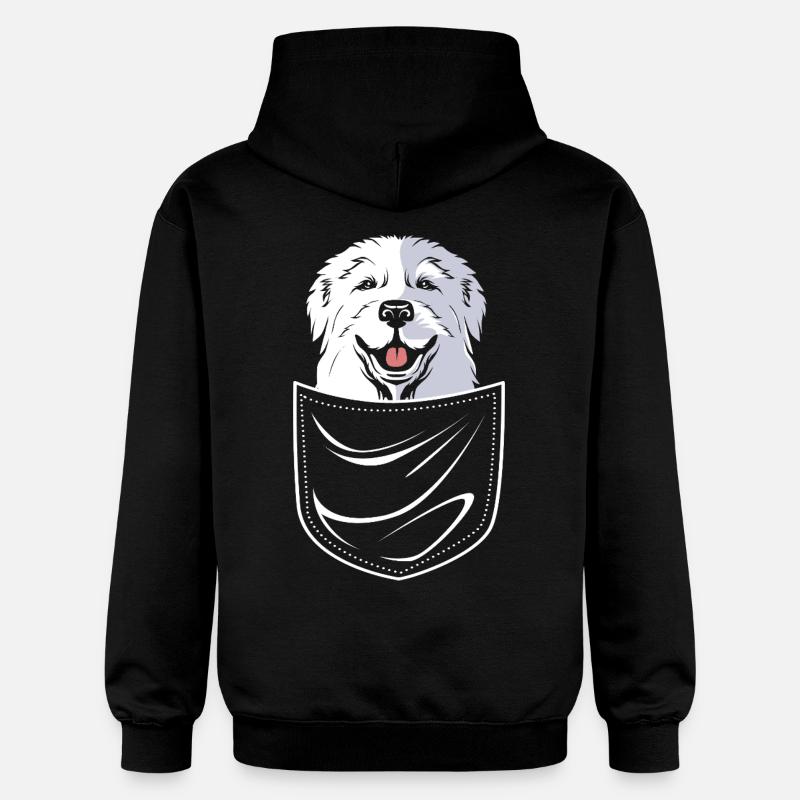 Chien des Pyrénées - Sweat à capuche Softstyle® Gildan Unisexe - noir