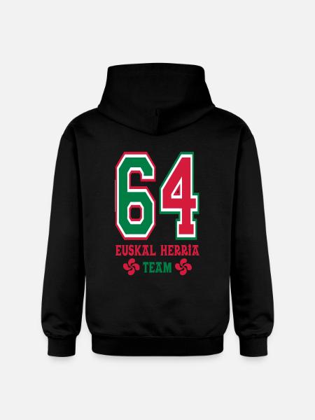 Basque Team - Sweat à capuche Softstyle® Gildan Unisexe - noir