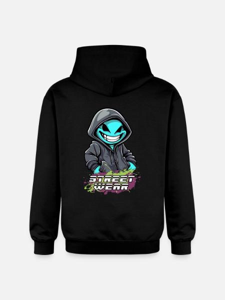 Streetwear Fantasy Men - Gildan Unisex Softstyle® Midweight Hoodie - black