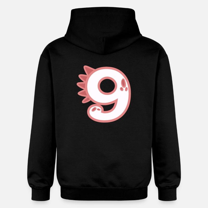 Numéro 9 - Sweat à capuche Softstyle® Gildan Unisexe - noir