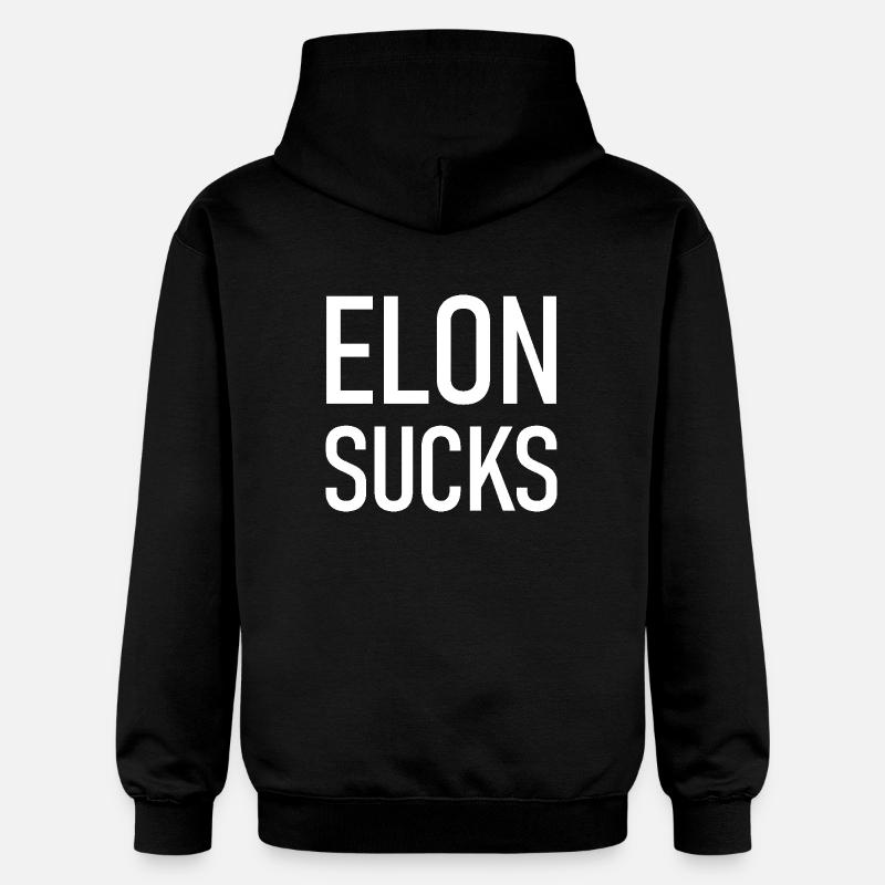 Elon craint - Sweat à capuche Softstyle® Gildan Unisexe - noir