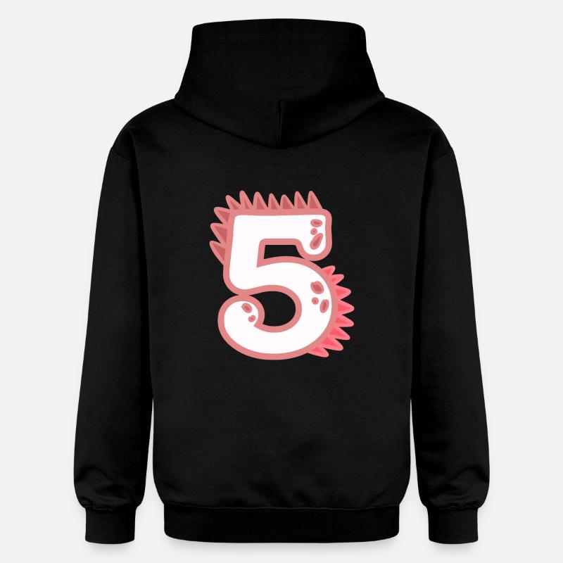 Numéro 5 - Sweat à capuche Softstyle® Gildan Unisexe - noir