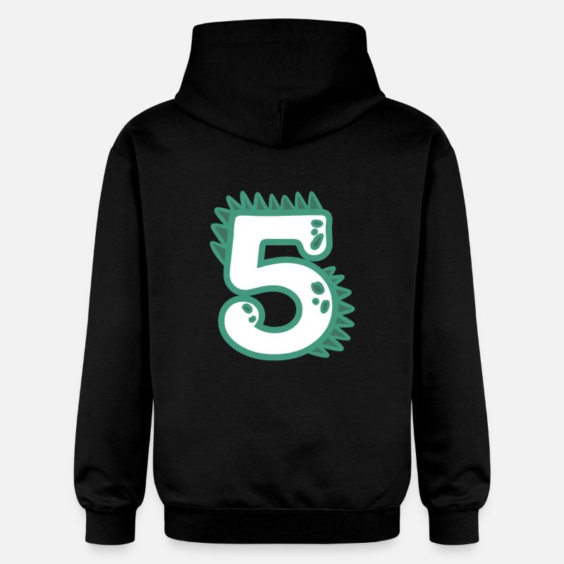 Numéro 5 - Sweat à capuche Softstyle® Gildan Unisexe - noir