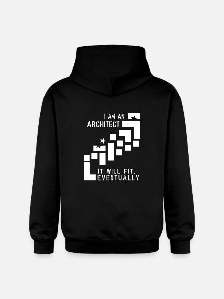 Architect - Gildan Unisex Softstyle® Midweight Hoodie - black