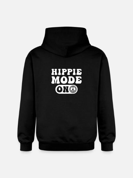 Hippy - Gildan Unisex Softstyle® Midweight Hoodie - black