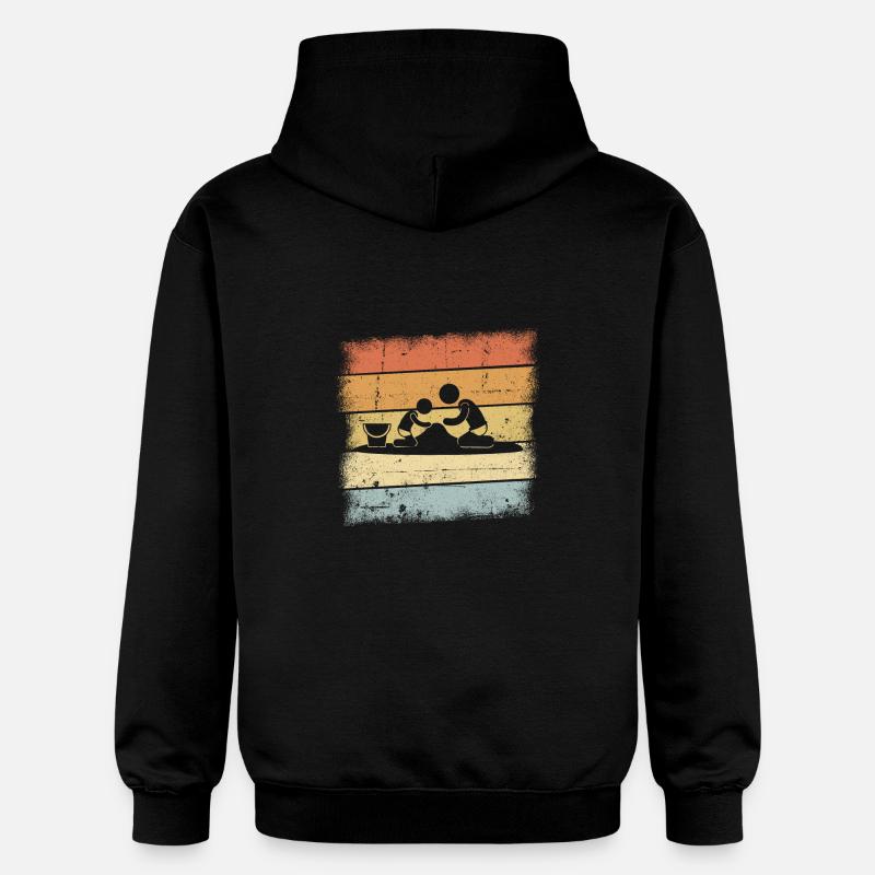 Château de sable - Sweat à capuche Softstyle® Gildan Unisexe - noir